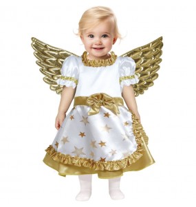Costume Ange aux ailes dorées bébé
