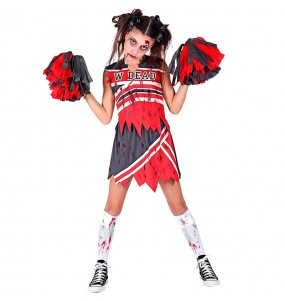 Costume Pom-pom girl zombie fille