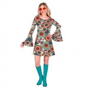 Disfraz de Años 60 Retro para mujer