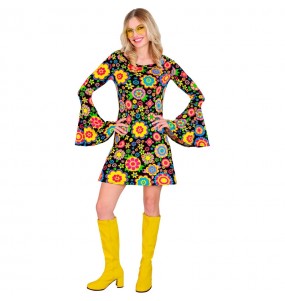 Costume Années 60 Sunflowers femme