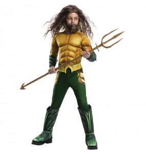 Costume Super-héros Aquaman deluxe garçon