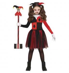 Costume Arlequin Harley Quinn fille