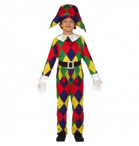 Déguisement Arlequin Multicolore garçon