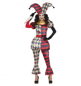 Costume Arlequin de la terreur femme