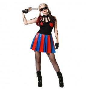 Costume Harlequin méchant femme