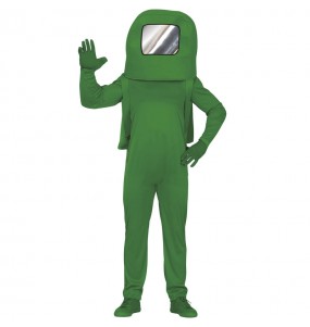 Déguisement Astronaute Among us vert homme