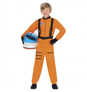 Costume Astronaute orange garçon