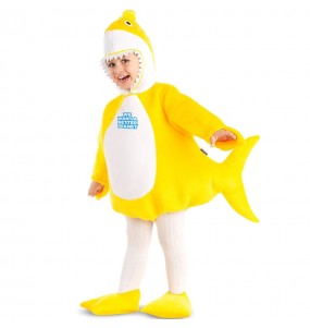 Déguisement Baby Shark jaune bébé