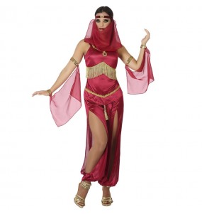 Déguisement Danseuse Arabe rouge femme