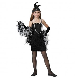 Costume Danseuse Charleston noire fille