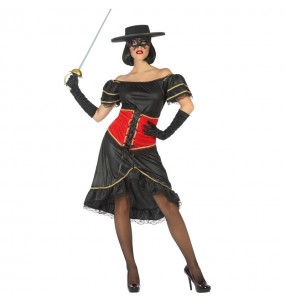 Déguisement Zorro Bandit femme