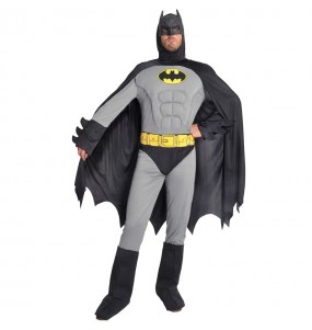 Déguisement Batman musclé gris homme