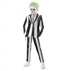 Costume Beetlejuice à rayures garçon