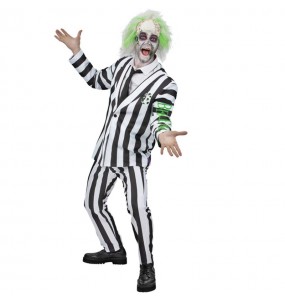 Costume Beetlejuice de Tim Burton homme