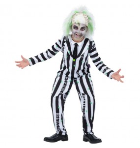 Costume Beetlejuice par Tim Burton garçon