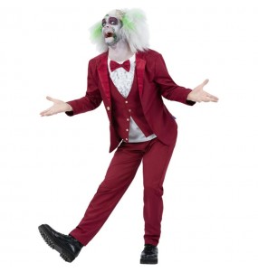 Costume Beetlejuice rouge homme