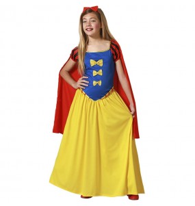 Costume Blanche-Neige avec cape fille