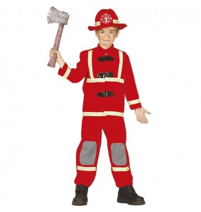 Costume Pompier rouge garçon