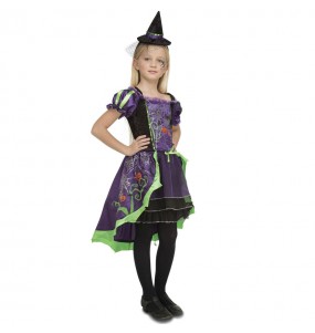 Déguisement Sorcière Demoiselle Halloween pour fille