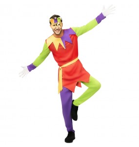 Costume pour homme Bouffon de la cour médiévale