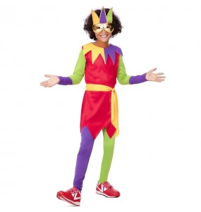 Costume Bouffon de cour médiéval garçon