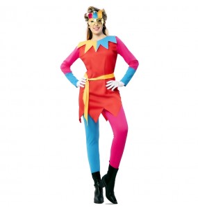 Costume Bouffon médiéval femme