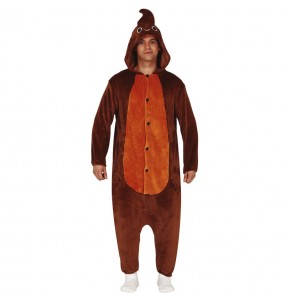 Déguisement Crotte Kigurumi adulte