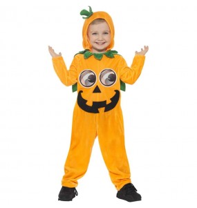 Costume Citrouille avec yeux 3D bébé