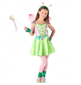 Costume Fée Clochette verte fille