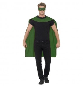 Costume Cape de super-héros verte homme
