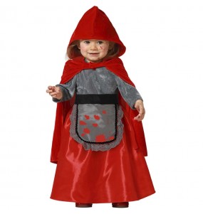 Costume Le petit chaperon rouge sanglant bébé