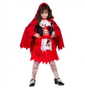 Déguisement Petit Chaperon rouge sanglant fille