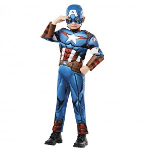 Déguisement Captain America Deluxe garçon