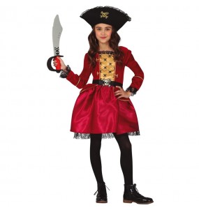 Costume Capitaine Pirate Elegant fille