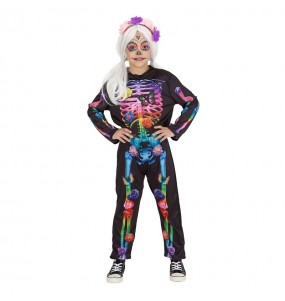Costume Catrina Happy Flower fille