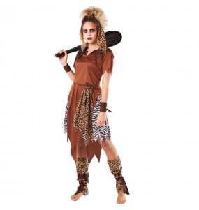 Costume Troglodyte de l'âge de pierre femme