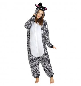 Costume adulte Zèbre onesie