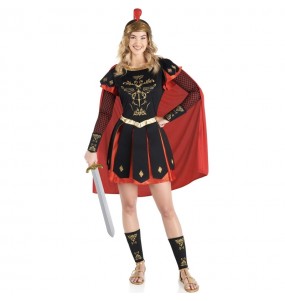 Costume Centurion romaine avec cape femme