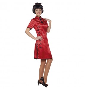 Déguisement Chinoise Cheongsam femme