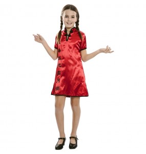 Déguisement Chinoise Cheongsam fille