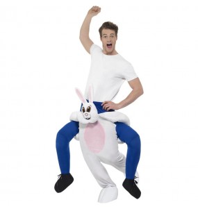 Costume adulte lapin amusant - Vente de déguisements pas cher