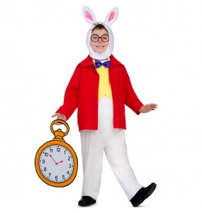 Costume Lapin Blanc du conte d'Alice garçon