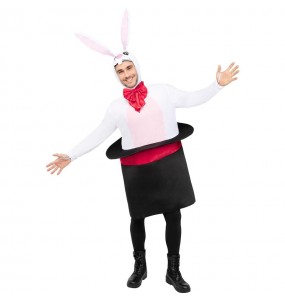 Costume adulte Lapin dans son chapeau magique