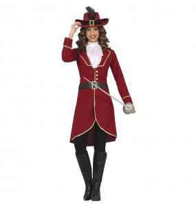 Costume Capitaine Crochet Corsaire femme