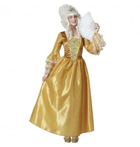Costume Courtisane dorée femme