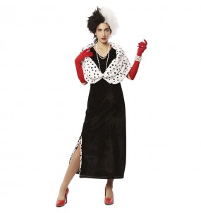 Déguisement Cruella de Vil 101 Dalmatiens femme