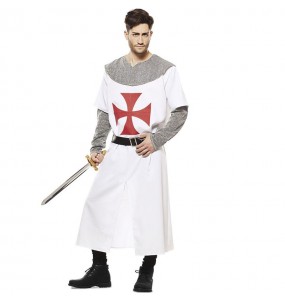 Costume pour homme Guerrier médiéval blanc