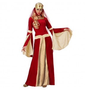 Déguisement Dame Médiévale Rouge adulte