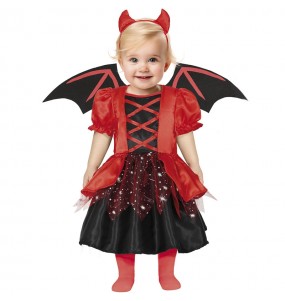 Costume Démone infernale avec ailes bébé