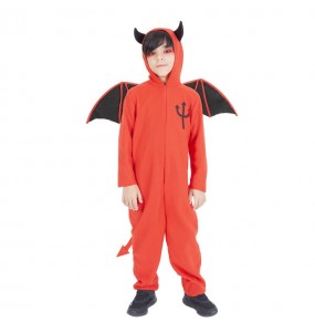 Costume Diable Infernal avec des ailes garçon